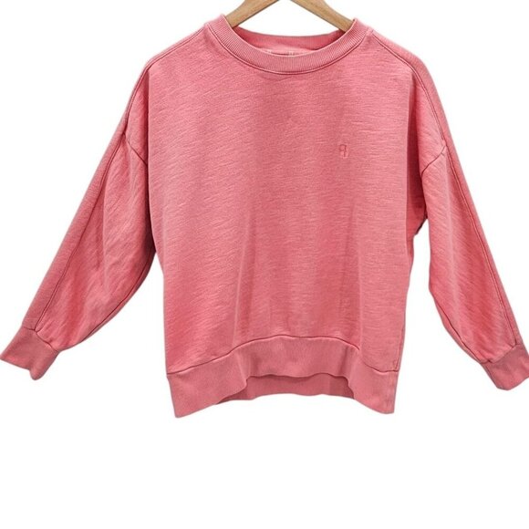 Sweaty Betty Womens M Sweatshirt Essentials French Terry Pullover Calypso Pink‎ - Picture 1 of 7